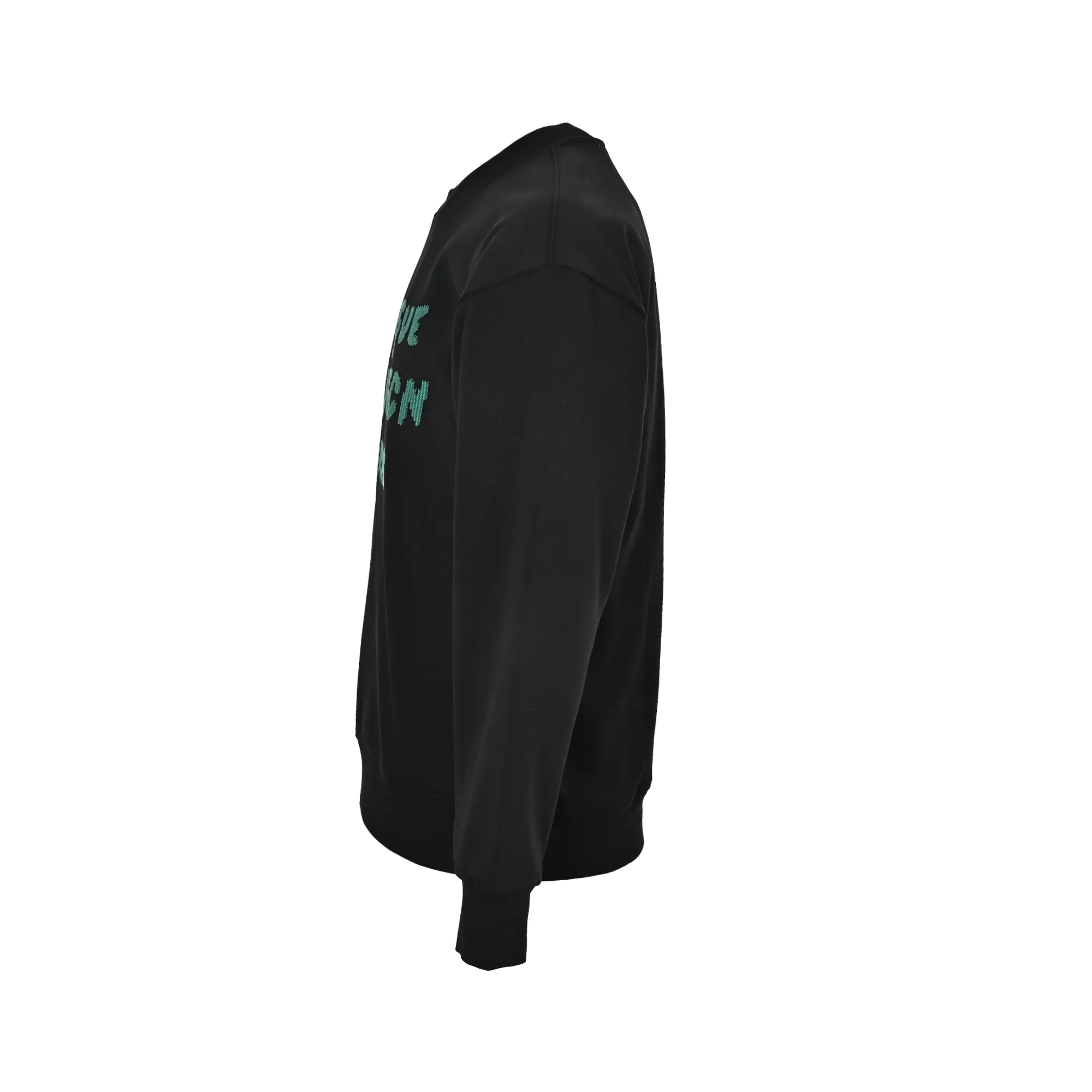 Louis Vuitton/Louis Vuitton woven letter embroidered crew neck sweatshirt